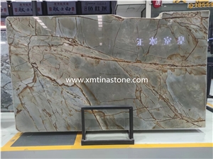Natural Stone Blue Rome Marble slabs